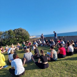 Abendlob am Strand