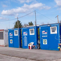 Container-Lager in Sisak